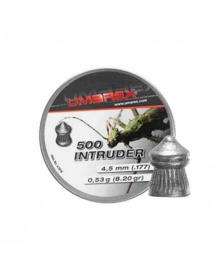 4.5 mm UMAREX Intruder Pointed Ribbed 500 pcs.