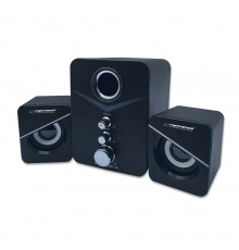 Esperanza EP153 USB 2.1 Speaker Set 6 W Black
