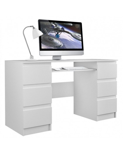 Topeshop KUBA BIEL MAT computer desk White