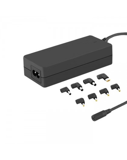 Qoltec 50011 power adapter/inverter Indoor 65 W Black