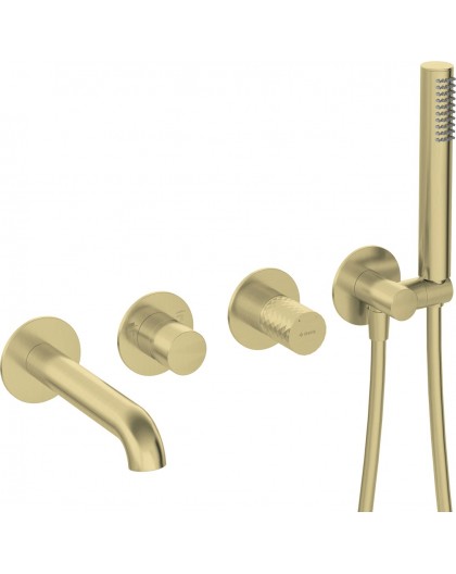 4-hole concealed bathtub faucet