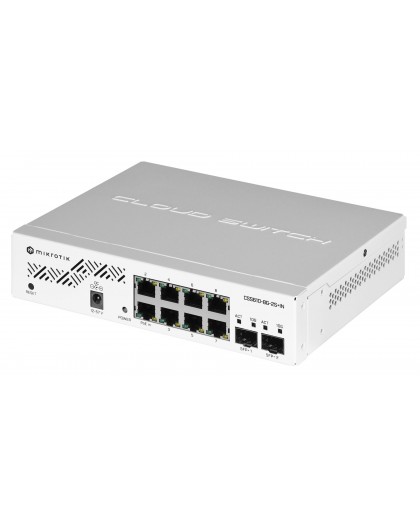 Mikrotik CSS610-8G-2S+IN network switch Gigabit Ethernet (10/100/1000) Power over Ethernet (PoE) White