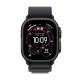 Apple Watch Ultra 3 GPS + Cellular 49mm Black Titanium Case with Black Alpine Loop - Medium