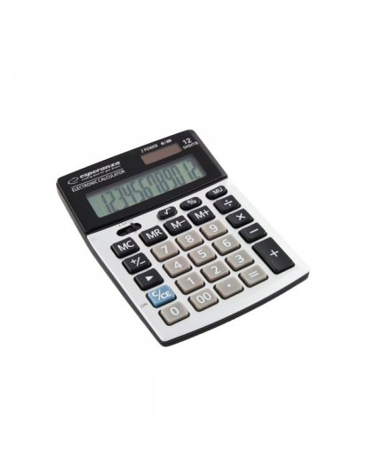 xlyne ECL102 calculator Desktop Basic Black, Silver