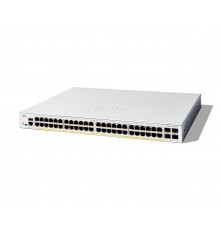 Управляемый коммутатор Cisco Catalyst 1300-48P-4G, 48 портов GE, PoE, 4x1GE SFP, ограниченная защита на весь срок службы (C1300-