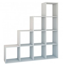 Topeshop STEP BIEL 4X4 living room bookcase