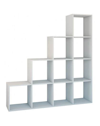 Topeshop STEP BIEL 4X4 living room bookcase