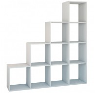 Topeshop STEP BIEL 4X4 living room bookcase