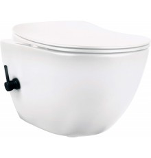 Toilet with bidet function - with mixer tap