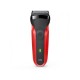 Braun Series 3 300s Foil shaver Trimmer Black, Red
