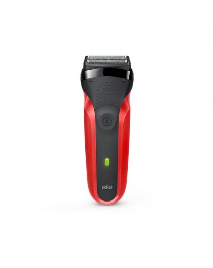 Braun Series 3 300s Foil shaver Trimmer Black, Red