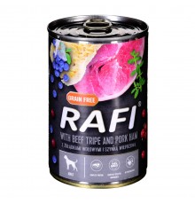 Dolina Noteci Rafi beef stomachs with ham - wet dog food - 400g