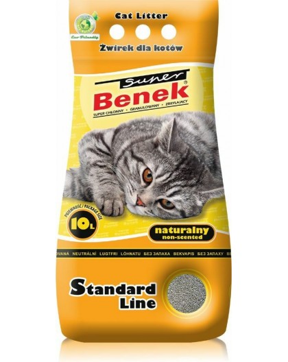 Certech Super Benek Standard Natural - Cat Litter Clumping 10 l