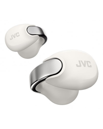 JVC HA-NP1TWU - open-back TWS earcuff headphones, white