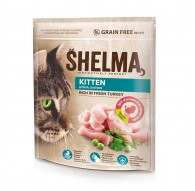 SHELMA Котенок, богатый индейкой - сухой корм для кошек - 750 г