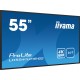 iiyama 55" Professional Digital Signage display with 4K UHD resolution and 24/7 operating time