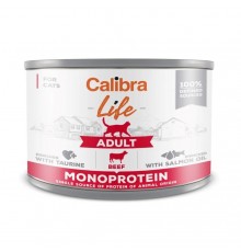 CALIBRA Cat Life Adult Beef - wet cat food - 200g