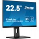 iiyama ProLite 22.5” монитор с разрешением 1920 x 1200, оснащенный IPS панелью и подставкой с регулируемой высотой.