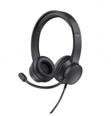 Trust HS-201 Headset Wired Head-band Office/Call center USB Type-A Black
