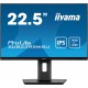 iiyama ProLite 22.5” монитор с разрешением 1920 x 1200, оснащенный IPS панелью и подставкой с регулируемой высотой.