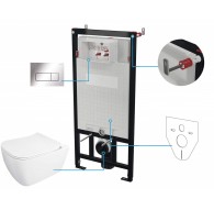 6-in-1 concealed toilet set