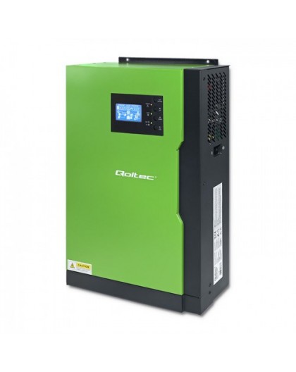 Qoltec 53887 solar inverter 10 kVA Lithium Polymer (LiPo) Black