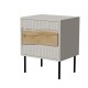 Cama Bedside cabinet, 2 pcs. INSERTO 50x40x61.5 cashmere + LED