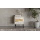 Cama Bedside cabinet, 2 pcs. INSERTO 50x40x61.5 cashmere + LED