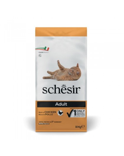 SCHESIR Adult Rich in chicken - dry cat food - 10kg