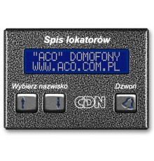 ACO CDN-230E GR Electronic Tenant Inventory graphite