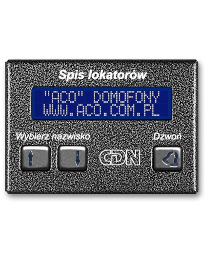 ACO CDN-230E GR Electronic Tenant Inventory graphite