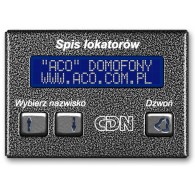 ACO CDN-230E GR Electronic Tenant Inventory graphite