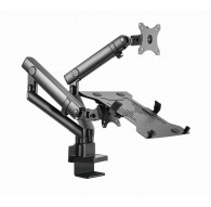 Gembird MA-DA3-02 monitor mount / stand 81.3 cm (32") Desk Black