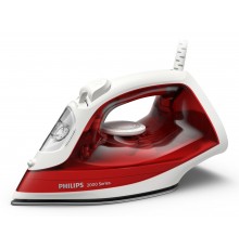 Philips 2000 series DST2010/40 iron Steam iron Non-stick soleplate Red, White
