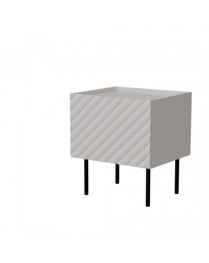 Cama LUCCA bedside cabinet, 2 pcs, 47x40x52, cashmere