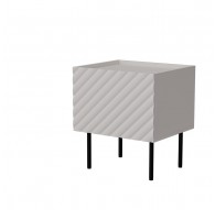 Cama LUCCA bedside cabinet, 2 pcs, 47x40x52, cashmere