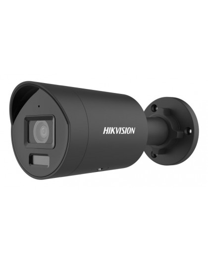 Hikvision Pro Series AcuSense DS-2CD2046G2H-IU(2.8mm)(eF)/MUSTA Bullet IP turvakaamera Väliste 2688 x 1520 pikslit Lagi/sein