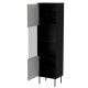 Cama CORTINA display cabinet 53x40x182 black
