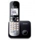 Panasonic | Cordless | KX-TG6811FXB | Built-in display | Caller ID | Black | Conference call | Phonebook capacity 120 entries | 