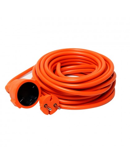 10 m retractable extension cord, PZO10M2x1.0 mm VERTEX