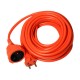 10 m retractable extension cord, PZO10M2x1.0 mm VERTEX