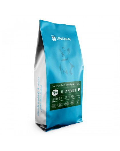 LINCOLN Ultra premium Senior Beef with rice - dry dog food - 12kg