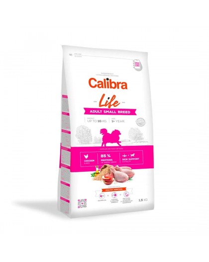 CALIBRA Dog Life Adult Small Breed Chicken - dry dog food - 1,5kg