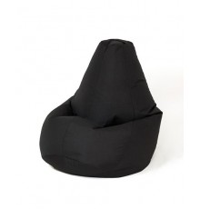 Sako bag pouffe Pear black XXL 140 x 100 cm