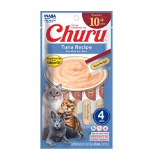 INABA Churu Senior Tuna Recipe - cat treats - 4x14g