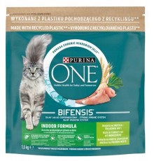 PURINA One Bifensis Indoor Formula - сухой корм для кошек - 1,5 кг