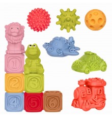 Tullo Sensory blocks – Montessori educational set, 14 pieces