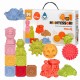 Tullo Sensory blocks – Montessori educational set, 14 pieces