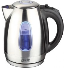 Adler AD 1223 electric kettle 1.7 L Black,Stainless steel 2200 W