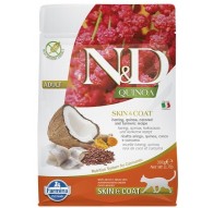 FARMINA N&D Quinoa Skin&Coat Cat Herring and Coconut Adult - dry cat food - 300 g